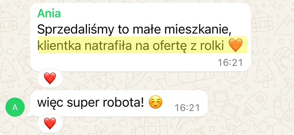 Opinia klienta