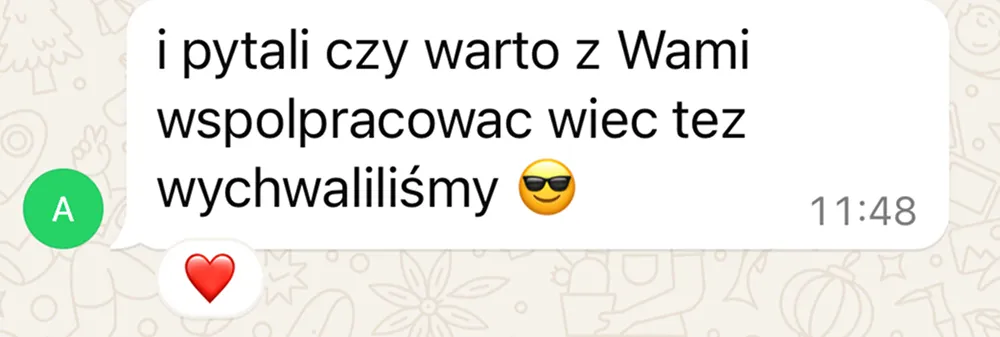 Opinia klienta