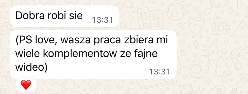 Opinia klienta